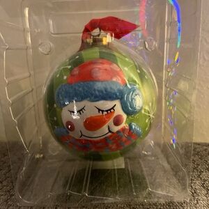 Dennis East Snowman Ornament